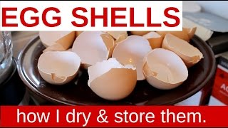 Egg shells drying and storing [upl. by Rector781]