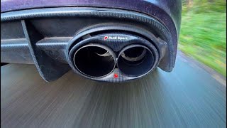 Audi RS6 Performance Akrapovic Titanium Exhaust System  MrJWW [upl. by Ahsocin862]