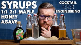 Essential Cocktail Syrups  Sugars in cocktails EXPLAINED Vol1 [upl. by Tlaw]