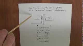 Output Transformers A Discussion of Basic Principles [upl. by Ecnadnac563]