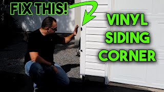 Vinyl Siding Corner Repair  How To [upl. by Werna]