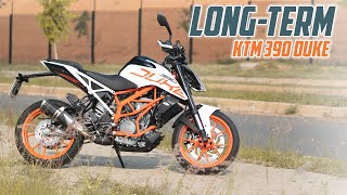 KTM 390 Duke LongTerm Review [upl. by Linea882]