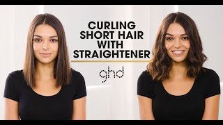 How to curl hair with straighteners  ghd techniques [upl. by Premer]