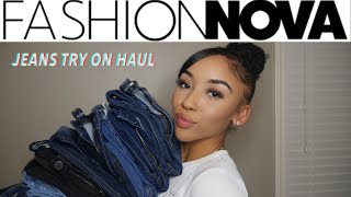 FASHION NOVA JEANS TRY ON HAUL  THE PERFECT JEANS FOR SPRING 2020 [upl. by Perzan]