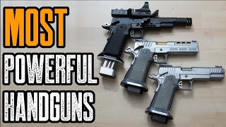 TOP 5 MOST POWERFUL HANDGUNS IN THE WORLD [upl. by Naid609]