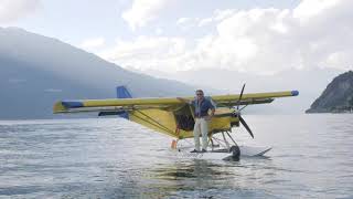 La magia dell’idrovolante sul lago di Como con Riccardo Brigliadori  pilota [upl. by Shetrit]