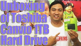 Toshiba Canvio Basics 1TB Hard Drive Unboxing and Speed Test [upl. by Ssyla]