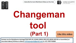 Changeman tool  Part 1  Mainframe  SCM  Software configuration Management tool in Mainframe [upl. by Yemerej92]