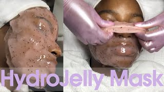 HydroJelly Mask  FULL Application and Removal [upl. by Wanonah974]