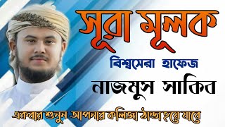 Hafiz najmus sakib quran tilawat surah mulk  সুরা মূলক  হাফেজ নাজমুস সাকিব alif noor media [upl. by Silra490]