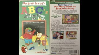 Richard Scarry  The Best Spelling Bee Ever  VHSRip [upl. by Adiahs]