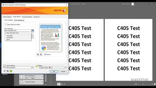 Xerox® VersaLink® C405 Color Multifunction Printer Image Option Color Adjustment [upl. by Helali690]