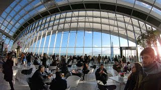 SKY GARDEN London Walk Tour with Spectacular City Views in 4K [upl. by Anthea]