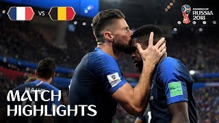 France v Belgium  2018 FIFA World Cup  Match Highlights [upl. by Auof]