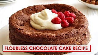 Flourless Chocolate Cake Recipe [upl. by Connell671]