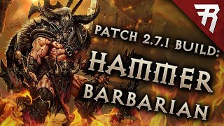 Diablo 3 Barbarian Build Immortal King HotA 271 Season 24 Guide [upl. by Alemac]