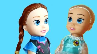 Elsia Cant Sleep Elsa and anna toddlers [upl. by Aerdna]