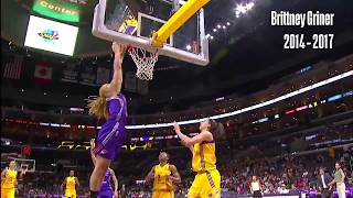 All Dunks in WNBA History Through 2017 Season [upl. by Toiboid]