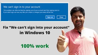 we cant sign in to your account in windows 10  Temporary file error  solve issue 2nd Part [upl. by Katrinka]