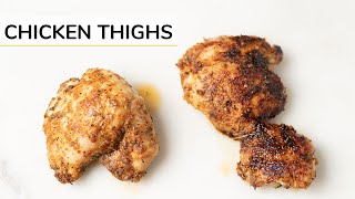 BEST BAKED CHICKEN THIGHS  easy recipe [upl. by Hughes548]