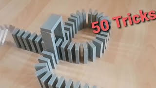 50 Domino Tricks [upl. by Atyekram376]