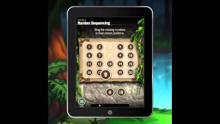 TouchMath Adventures Jungle Addition 1 App [upl. by Datnow]