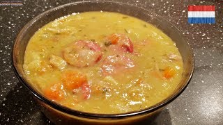 Dutch Peasoup  Erwtensoep Recipe [upl. by Anigal529]