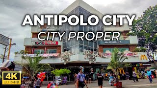 4K  ANTIPOLO CITY  CITY PROPER Afternoon Walk  Philippines  July 2021 [upl. by Oeak690]