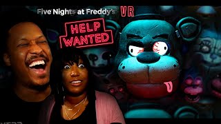 My Sisters First VR Experience Is The SCARIEST Game Out  Five Nights at Freddys Help Wanted [upl. by Darryl]