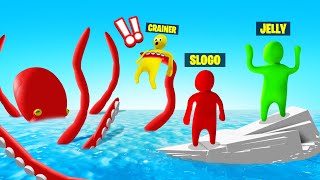 DEFEAT The NEW KRAKEN In GANG BEASTS [upl. by Zachar251]