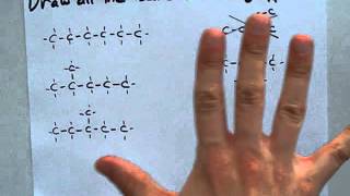 Draw the Isomers of hexane C6H14 [upl. by Siram]