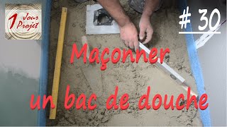 30Maçonner un bac de douche [upl. by Dannie]