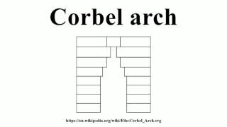 Corbel arch [upl. by Nwahsyd]