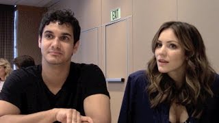 Scorpion Elyes Gabel and Katharine McPhee Interview Season 2 [upl. by Aissat]