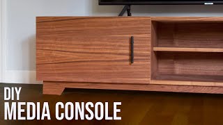 MidCentury Modern TV Stand  DIY Woodworking [upl. by Guilbert]