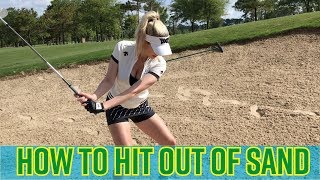 Bunker Tutorial \\ How to Hit Sand Shots on the Golf Course [upl. by Assenov]