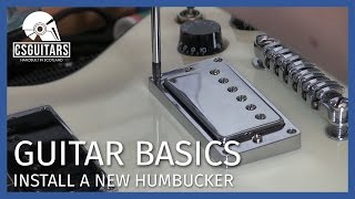 Install A New Humbucker Guitar Basics [upl. by Maddi249]