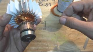 Universal motor rewinding AC series motor repair Part 3 [upl. by Licha]