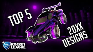 TOP 5 20XX DESIGNS OF ALL TIME Giveaway Winners  Rocket League Designs [upl. by Lotsirk]