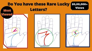 Rare Lucky Signs M X V in Your hand Palm Palmistry  Sudden wealth Lines Sai Suvajit Astrologer [upl. by Nesilla24]