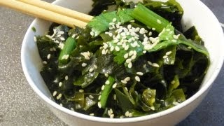 Wakame Seaweed Salad Recipe  Video 6 out of 31 [upl. by Ojeibbob]