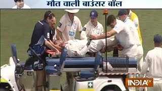 Australian Cricketer Phillip Hughes Dies Being Hit by Ball During Match [upl. by Sayed]