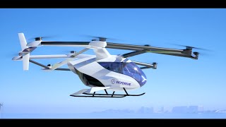 【SkyDrive】quotSKYDRIVEquot Lightweight Threeseat eVTOL Aircraft [upl. by Nnaylrebmik]