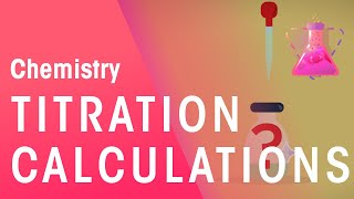 How To Do Titration Calculations  Chemical Calculations  Chemistry  FuseSchool [upl. by Anirazc]