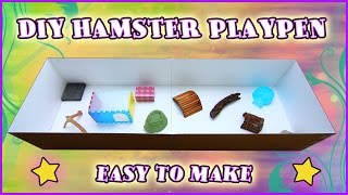 Easy 3 DIY Hamster Playpen [upl. by Tayyebeb]