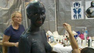 Mystique Makeup 4K Jennifer Lawrence [upl. by Mihar313]