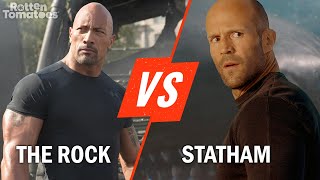 Dwayne Johnson vs Jason Statham  Rotten Tomatoes [upl. by Iderf]