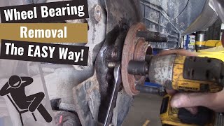 Wheel Bearing Removal Trick [upl. by Sacksen]