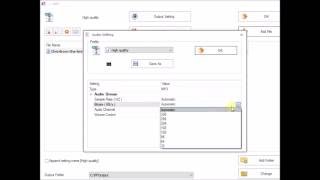 How to Change BitRatekbps of a Audio [upl. by Sherill]