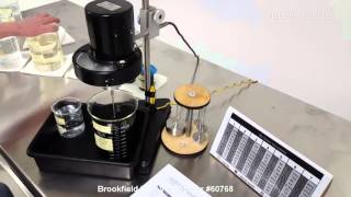 Brookfield RVT Viscometer 60768 [upl. by Nnywg]